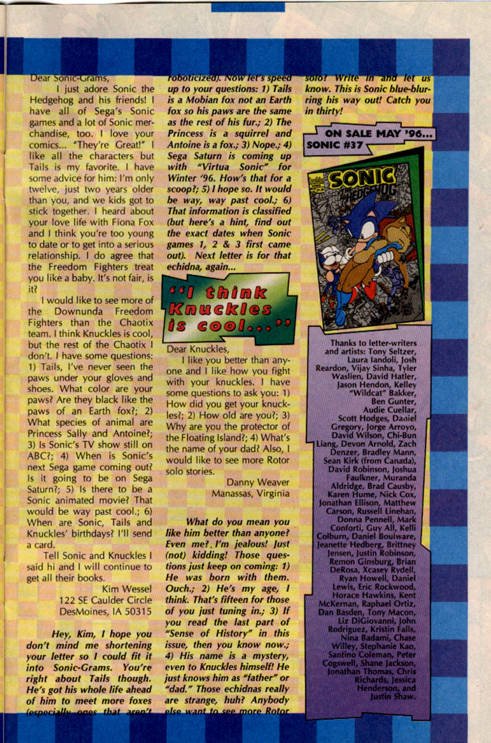 Sonic - Archie Adventure Series July 1996 Page 27